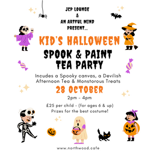 Halloween 'Paint & Tea Party' Ticket
