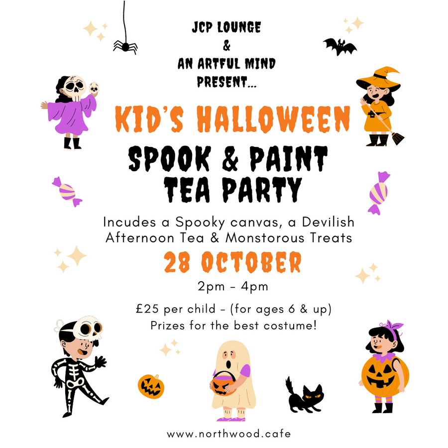 Halloween 'Paint & Tea Party' Ticket