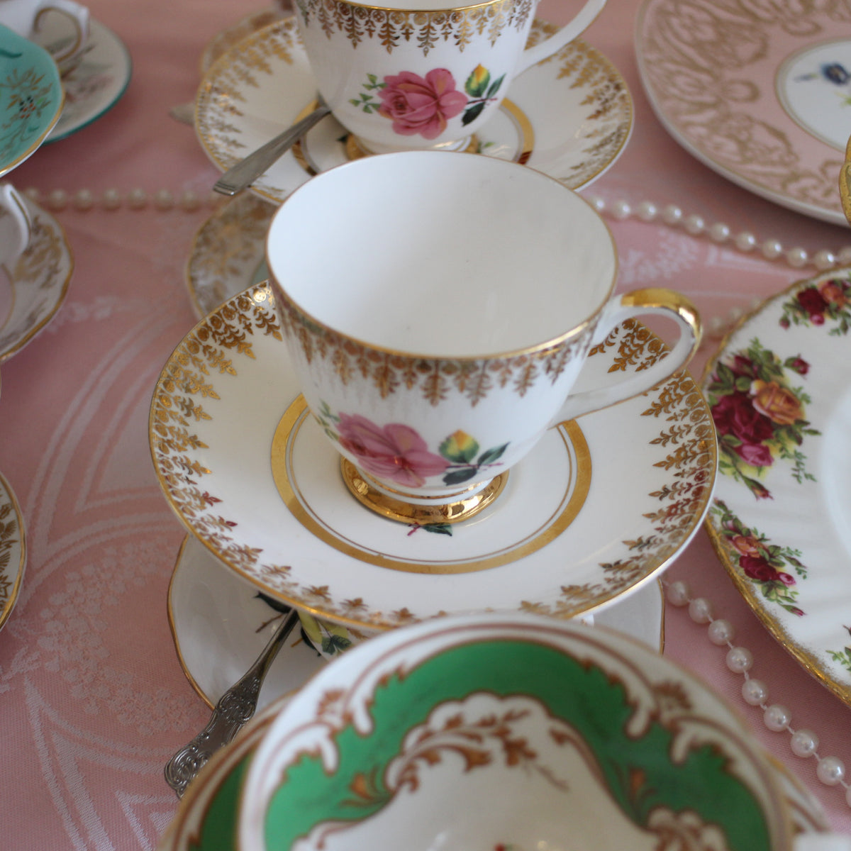 Vintage Tea Cup & Saucer for Hire by Miss JCP Reserve Now Miss JCP